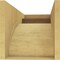 Ekena Millwork 12"W x 24"D x 12"H Wide Viola Rough Cedar Woodgrain TimberThane Corbel, Primed Tan CORUR12X24X12VIORCPR - alternate 2